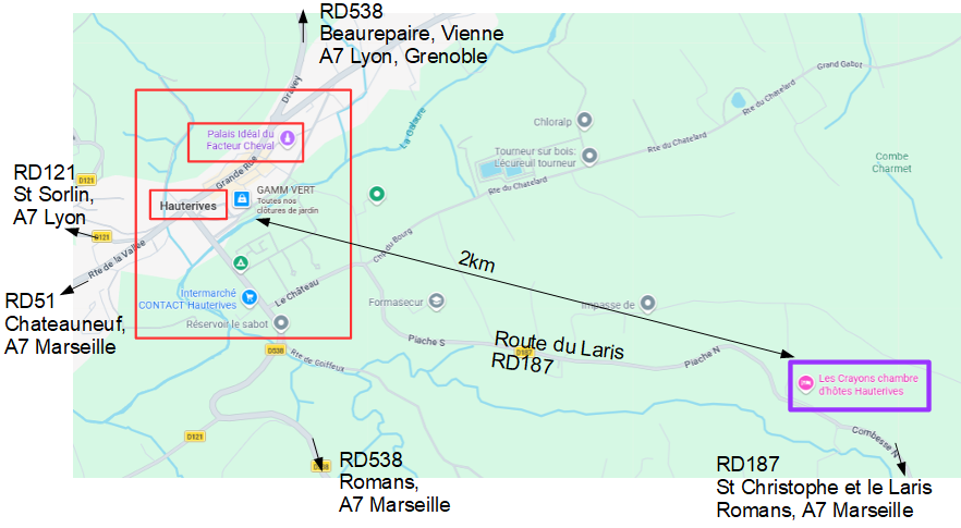 carte hauterives